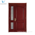 China manufacturer wooden double interior door with glass for house